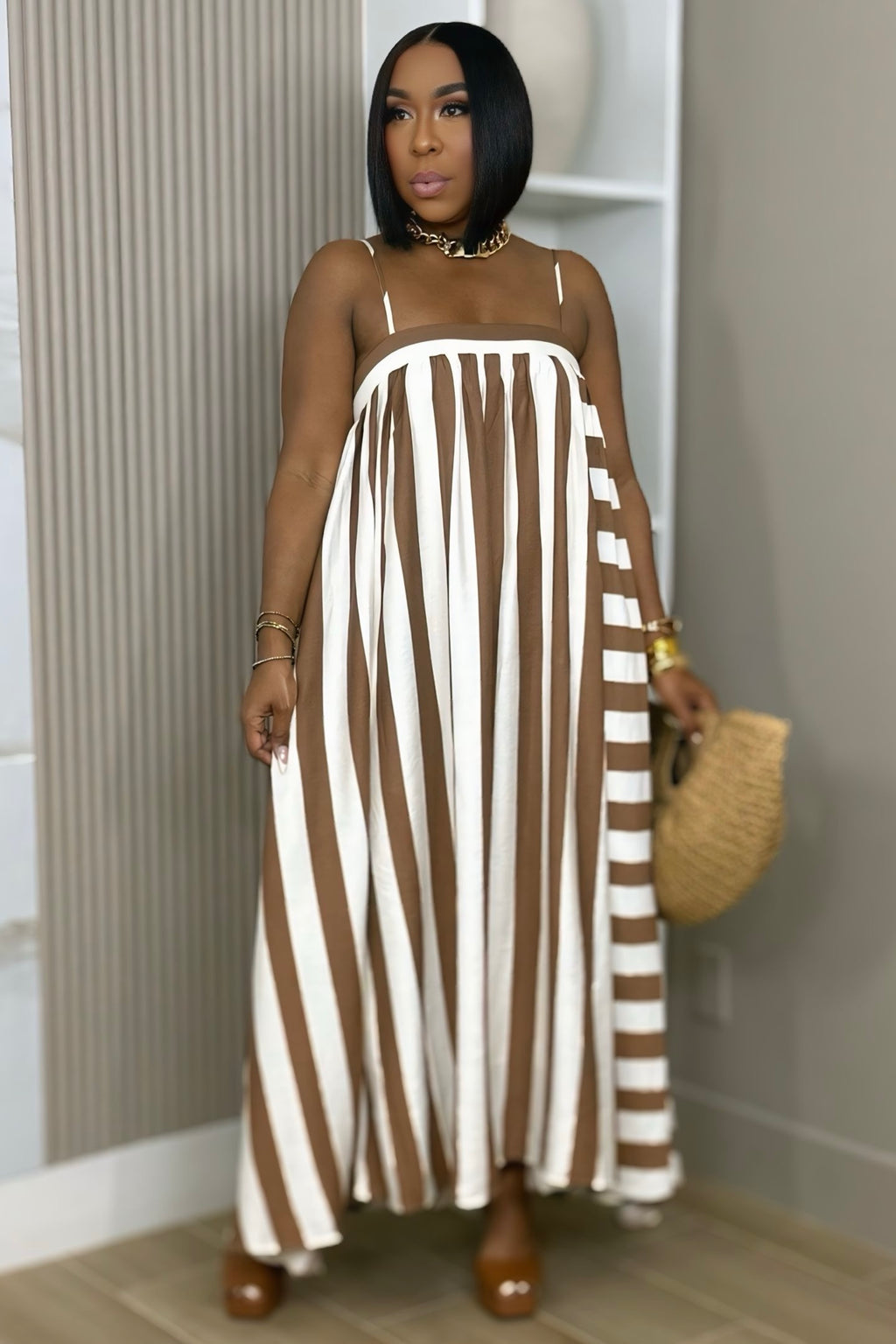 The Amalfi Coast Maxi Dress - Brown Shop Pretty Pieces The Amalfi Coast Maxi Dress - Brown Shop Pretty Pieces