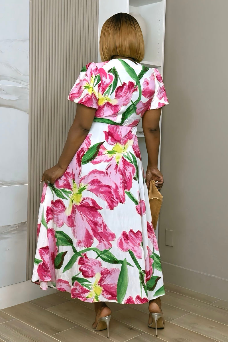 elowen midi dress Floral Tie Front Medium the Elowen Floral Applique Size:ONE Bridal Jacket Andie Knit Mini Dress