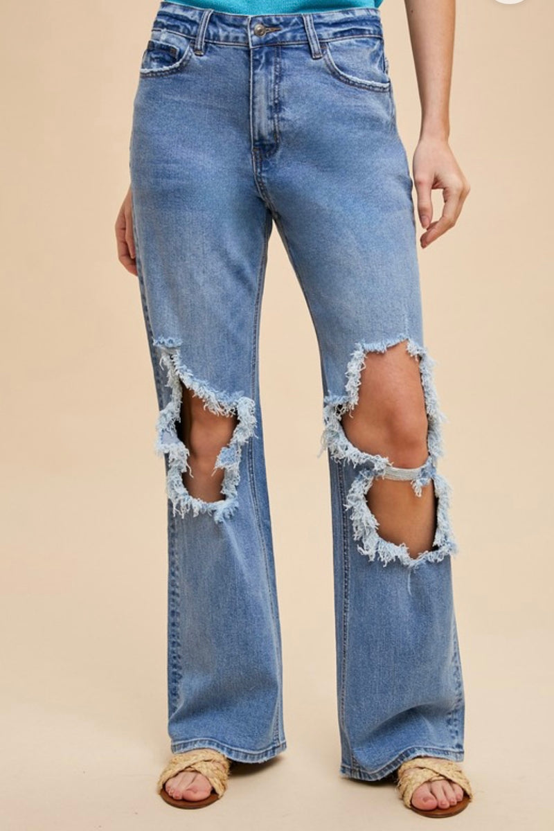 Farah Premium Denim Lux Distressed Jeans