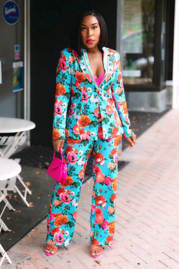 Loreal Pretty Floral Boss Chick Suit