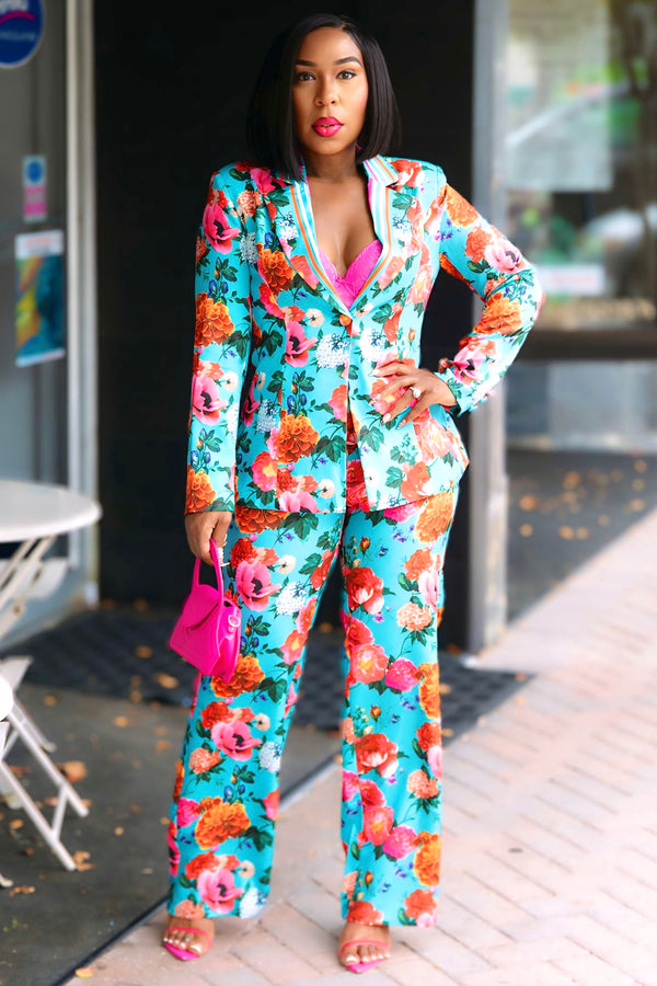 Loreal Pretty Floral Boss Chick Suit