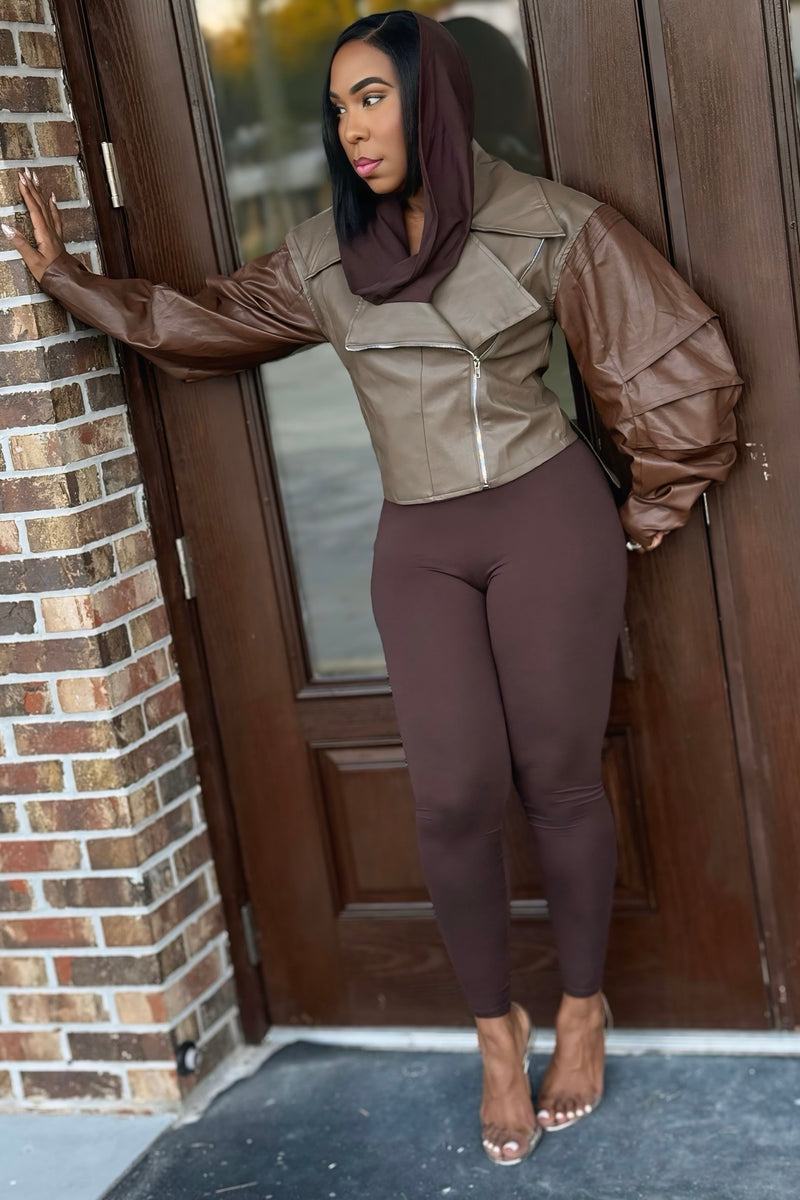 Lauryn Luxe Layers Moto Jacket