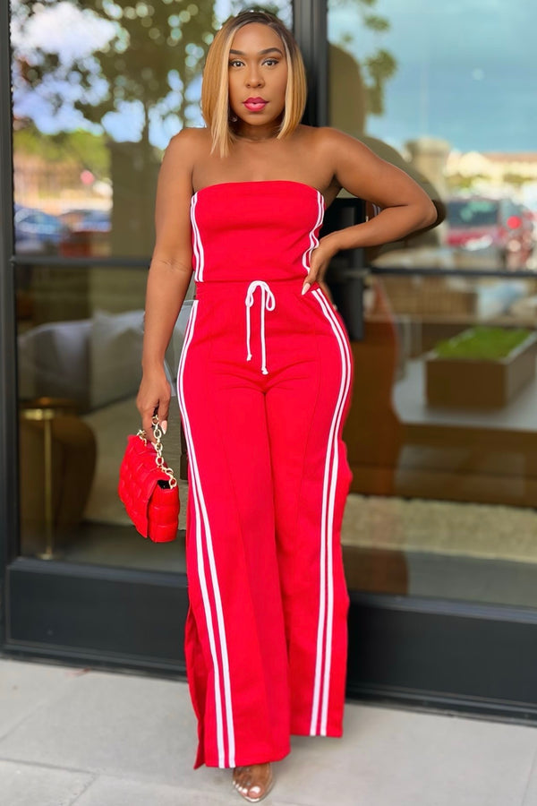 Carima Sporty And Fly Jumpsuit-Red