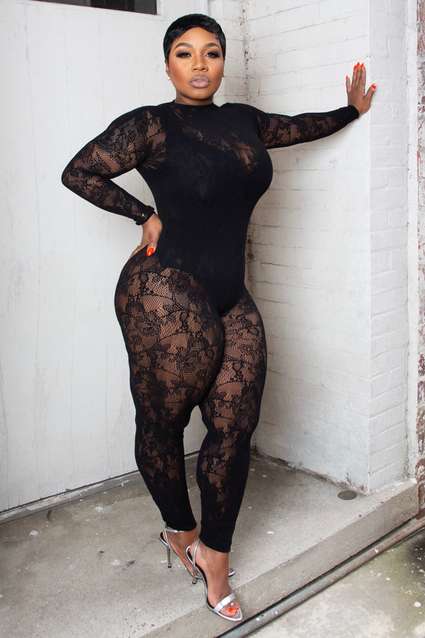 Shayla Lace Full Body Jumper PREORDER