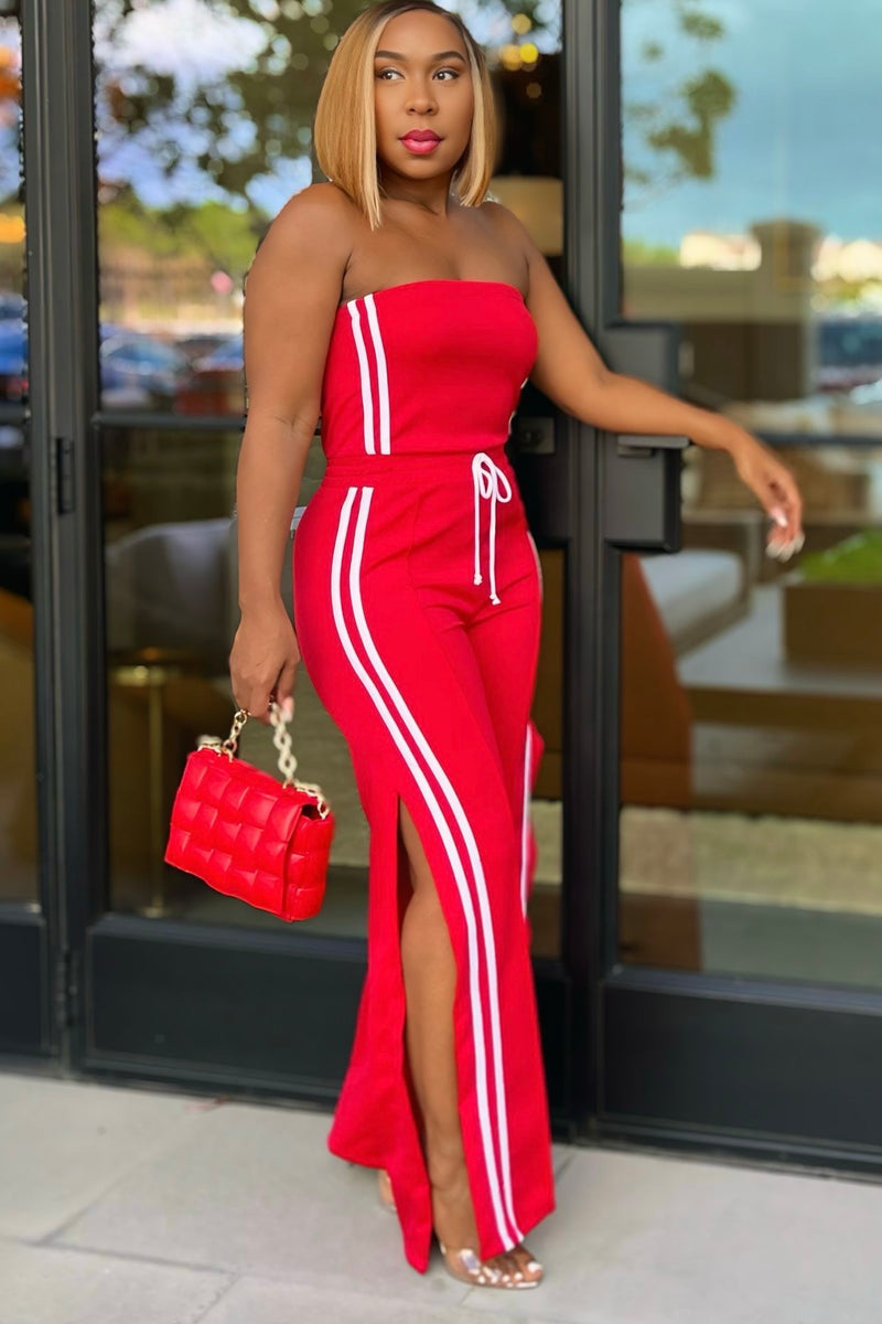 Carima Sporty And Fly Jumpsuit-Red